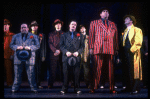 L-R) Ernie Sabella, Nathan Lane, Herschel Sparber and Steve Ryan in a scene from the Broadway revival of the musical "Guys And Dolls." (New York)