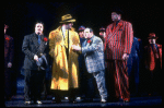 L-R) Nathan Lane, Steve Ryan, Ernie Sabella and Herschel Sparber in a scene from the Broadway revival of the musical "Guys And Dolls." (New York)