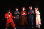 2L-2R) Nathan Lane, Josie de Guzman and Walter Bobbie in a scene from the Broadway revival of the musical "Guys And Dolls." (New York)