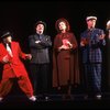 2L-2R) Nathan Lane, Josie de Guzman and Walter Bobbie in a scene from the Broadway revival of the musical "Guys And Dolls." (New York)