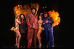2L-C) Nathan Lane and Herschel Sparber in a scene from the Broadway revival of the musical "Guys And Dolls." (New York)