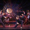 Scott Wise and dancers performing "Luck Be A Lady" in a scene from the Broadway revival of the musical "Guys And Dolls." (New York)