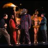 C) Choreographer Christopher Chadman working w. cast of the Broadway revival of the musical "Guys And Dolls." (New York)
