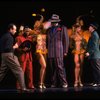C) Choreographer Christopher Chadman working w. cast of the Broadway revival of the musical "Guys And Dolls." (New York)