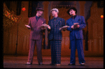 L-R) J.K. Simmons, Walter Bobbie and Timothy Shew performing "Fugue For Tinhorns" in a scene from the Broadway revival of the musical "Guys And Dolls." (New York)