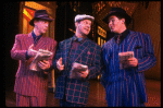 L-R) J.K. Simmons, Walter Bobbie and Timothy Shew performing "Fugue For Tinhorns" in a scene from the Broadway revival of the musical "Guys And Dolls." (New York)