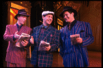 L-R) J.K. Simmons, Walter Bobbie and Timothy Shew performing "Fugue For Tinhorns" in a scene from the Broadway revival of the musical "Guys And Dolls." (New York)