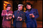 L-R) J.K. Simmons, Walter Bobbie and Timothy Shew performing "Fugue For Tinhorns" in a scene from the Broadway revival of the musical "Guys And Dolls." (New York)