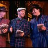 L-R) J.K. Simmons, Walter Bobbie and Timothy Shew performing "Fugue For Tinhorns" in a scene from the Broadway revival of the musical "Guys And Dolls." (New York)