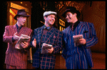 L-R) J.K. Simmons, Walter Bobbie and Timothy Shew performing "Fugue For Tinhorns" in a scene from the Broadway revival of the musical "Guys And Dolls." (New York)