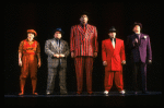 Cast members in a scene from the Broadway revival of the musical "Guys And Dolls." (New York)