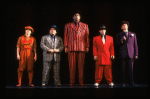 Cast members in a scene from the Broadway revival of the musical "Guys And Dolls." (New York)