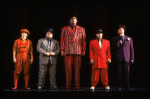 Cast members in a scene from the Broadway revival of the musical "Guys And Dolls." (New York)