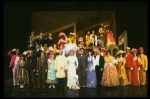 Carol Channing and cast in a scene from the Broadway revival of the musical "Hello, Dolly!." (New York)
