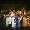 Carol Channing and cast in a scene from the Broadway revival of the musical "Hello, Dolly!." (New York)