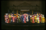 Carol Channing and cast in a scene from the Broadway revival of the musical "Hello, Dolly!." (New York)