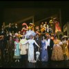 Carol Channing and cast in a scene from the Broadway revival of the musical "Hello, Dolly!." (New York)