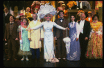 Carol Channing and cast in a scene from the Broadway revival of the musical "Hello, Dolly!." (New York)