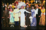 Carol Channing and cast in a scene from the Broadway revival of the musical "Hello, Dolly!." (New York)