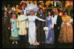 Carol Channing and cast in a scene from the Broadway revival of the musical "Hello, Dolly!." (New York)