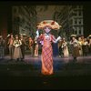 Carol Channing and cast in a scene from the Broadway revival of the musical "Hello, Dolly!." (New York)