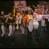 Carol Channing and cast in a scene from the Broadway revival of the musical "Hello, Dolly!." (New York)