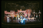 Carol Channing and cast in a scene from the Broadway revival of the musical "Hello, Dolly!." (New York)