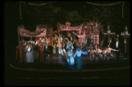 Carol Channing and cast in a scene from the Broadway revival of the musical "Hello, Dolly!." (New York)