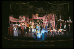 Carol Channing and cast in a scene from the Broadway revival of the musical "Hello, Dolly!." (New York)