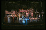 Carol Channing and cast in a scene from the Broadway revival of the musical "Hello, Dolly!." (New York)