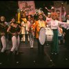 Carol Channing and cast in a scene from the Broadway revival of the musical "Hello, Dolly!." (New York)
