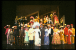 Carol Channing and cast in a scene from the Broadway revival of the musical "Hello, Dolly!." (New York)