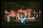 Carol Channing and cast in a scene from the Broadway revival of the musical "Hello, Dolly!." (New York)