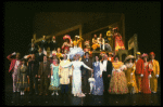 Carol Channing and cast in a scene from the Broadway revival of the musical "Hello, Dolly!." (New York)