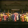 Carol Channing and cast in a scene from the Broadway revival of the musical "Hello, Dolly!." (New York)
