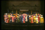 Carol Channing and cast in a scene from the Broadway revival of the musical "Hello, Dolly!." (New York)