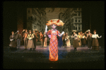 Carol Channing and cast in a scene from the Broadway revival of the musical "Hello, Dolly!." (New York)