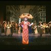 Carol Channing and cast in a scene from the Broadway revival of the musical "Hello, Dolly!." (New York)