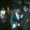 Unidentified actor, John Gallogly, Carol Channing, and Patrick Quinn in a scene from the Broadway revival of the musical "Hello, Dolly!"