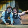 L-R) John Gallogly and Patrick Quinn in a scene from the Broadway revival of the musical "Hello, Dolly!." (New York)