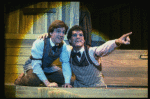 L-R) John Gallogly and Patrick Quinn in a scene from the Broadway revival of the musical "Hello, Dolly!." (New York)