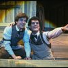 L-R) John Gallogly and Patrick Quinn in a scene from the Broadway revival of the musical "Hello, Dolly!." (New York)