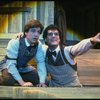 L-R) John Gallogly and Patrick Quinn in a scene from the Broadway revival of the musical "Hello, Dolly!." (New York)