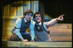 L-R) John Gallogly and Patrick Quinn in a scene from the Broadway revival of the musical "Hello, Dolly!." (New York)