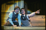 L-R) John Gallogly and Patrick Quinn in a scene from the Broadway revival of the musical "Hello, Dolly!." (New York)
