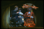 L-R) John Gallogly, Jan Neuberger and Carol Channing in a scene from the Broadway revival of the musical "Hello, Dolly!." (New York)