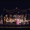 Ethel Merman (center) in a scene from the Broadway production of the musical "Hello, Dolly!"