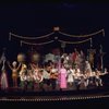 Ethel Merman (center) in a scene from the Broadway production of the musical "Hello, Dolly!"