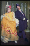 Marcia Lewis and Jack Goode in a scene from the Broadway production of the musical "Hello, Dolly!." (New York)