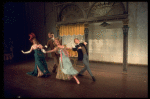 Actors (L-R) June Helmers, Russell Nype, Georgia Engel & Danny Lockin in a scene from the Broadway production of the musical "Hello, Dolly!." (New York)